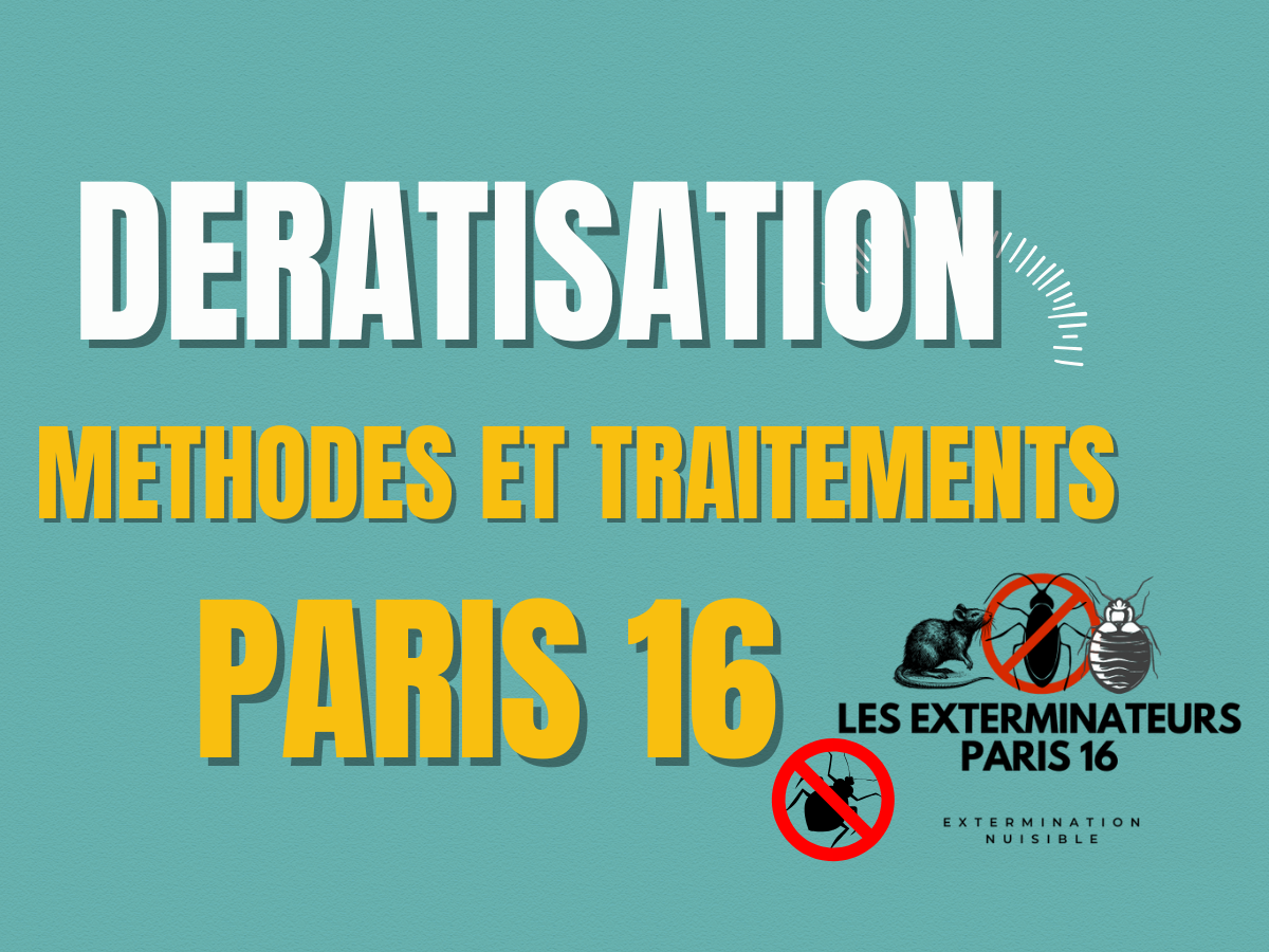 méthodes et traitements de deratisation paris 16