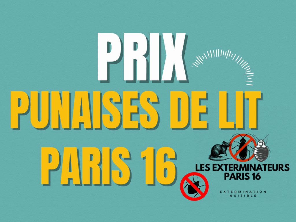 prix punaises de lit paris 16